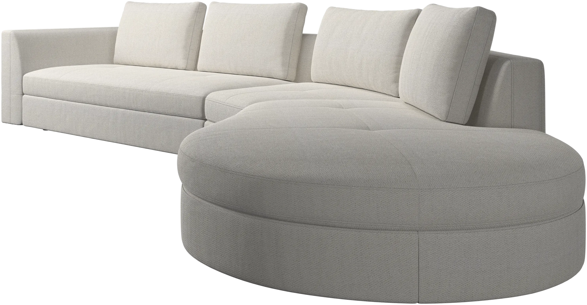 Bergamo Sofa with Round Lounging Unit
