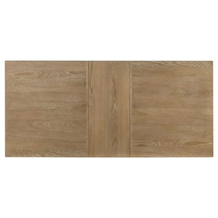 Marlowe Stately Wood Dining Table with Leaf Extension 71" > 89" long Denmark Home