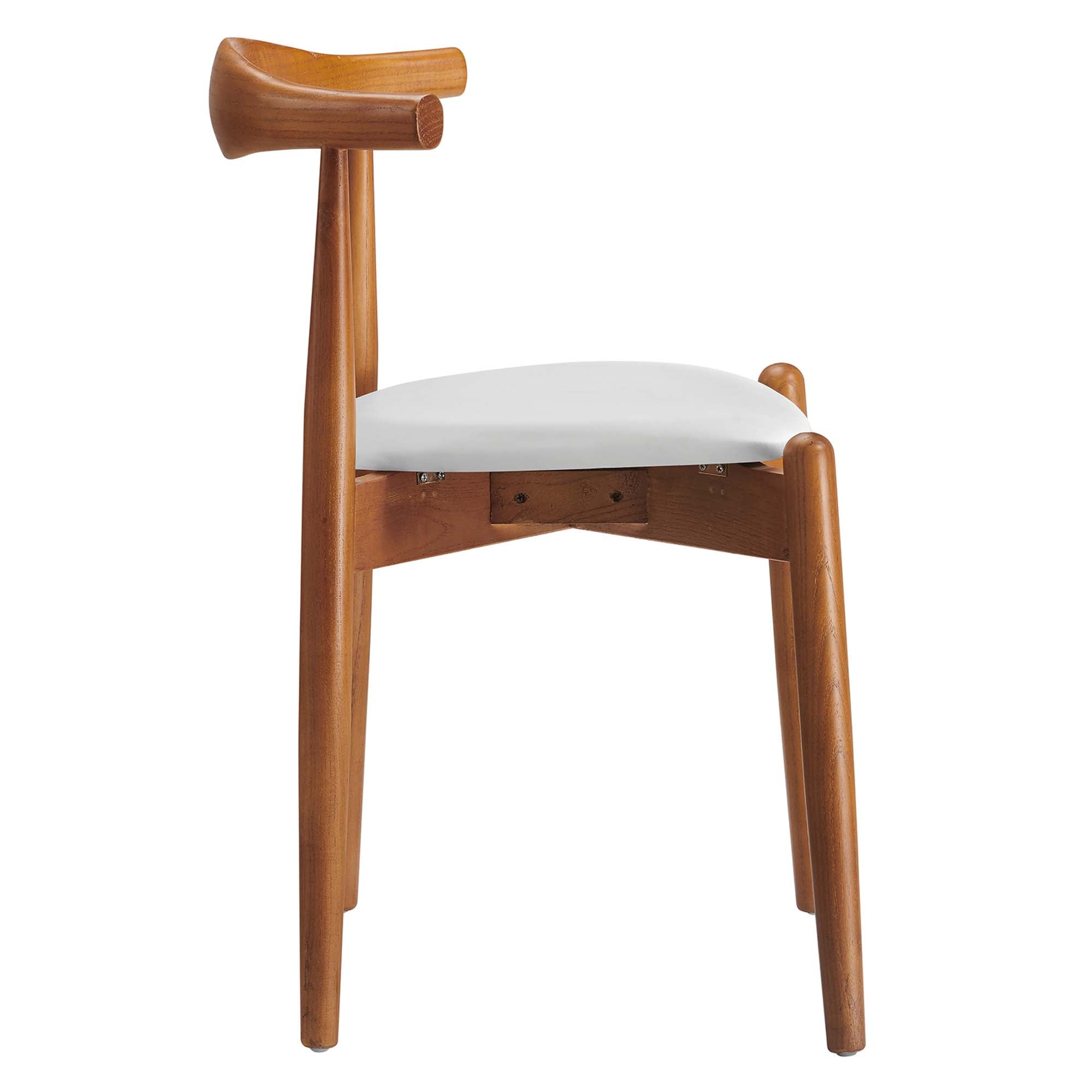 Piers Dining Chair - Dark Walnut White Denmark Home