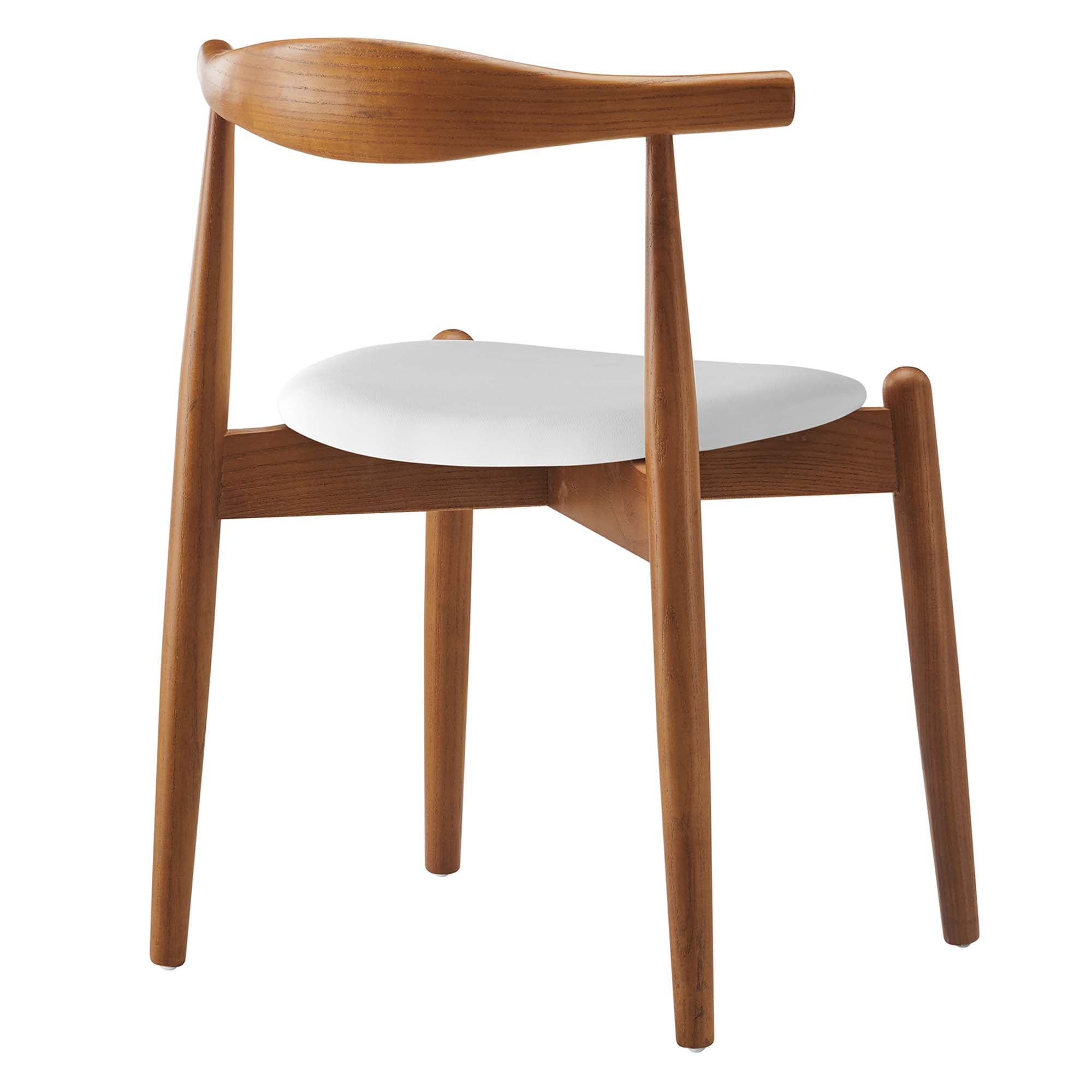 Piers Dining Chair - Dark Walnut White Denmark Home