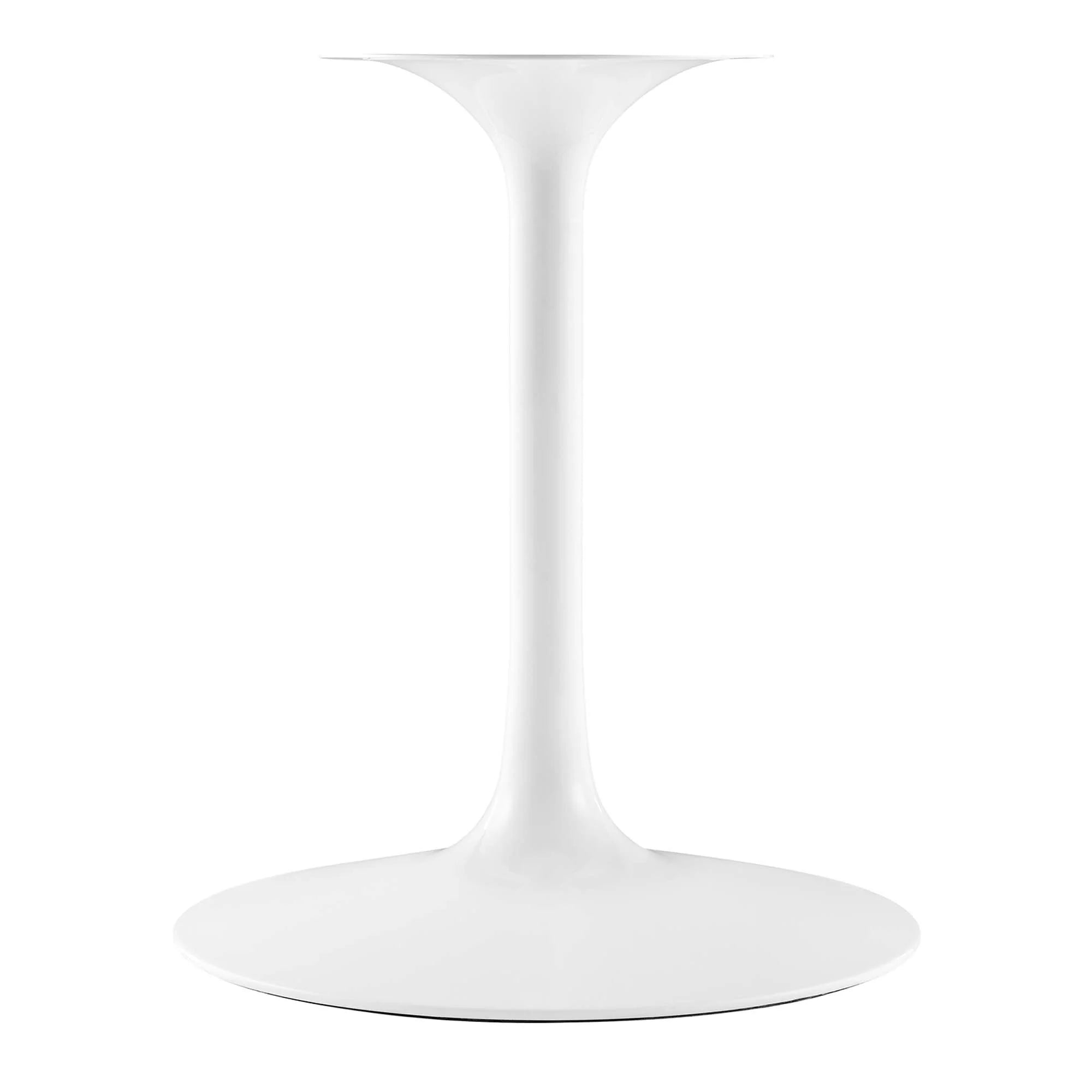 Nuvora 60" Round Faux Marble Dining Table - White Black Denmark Home