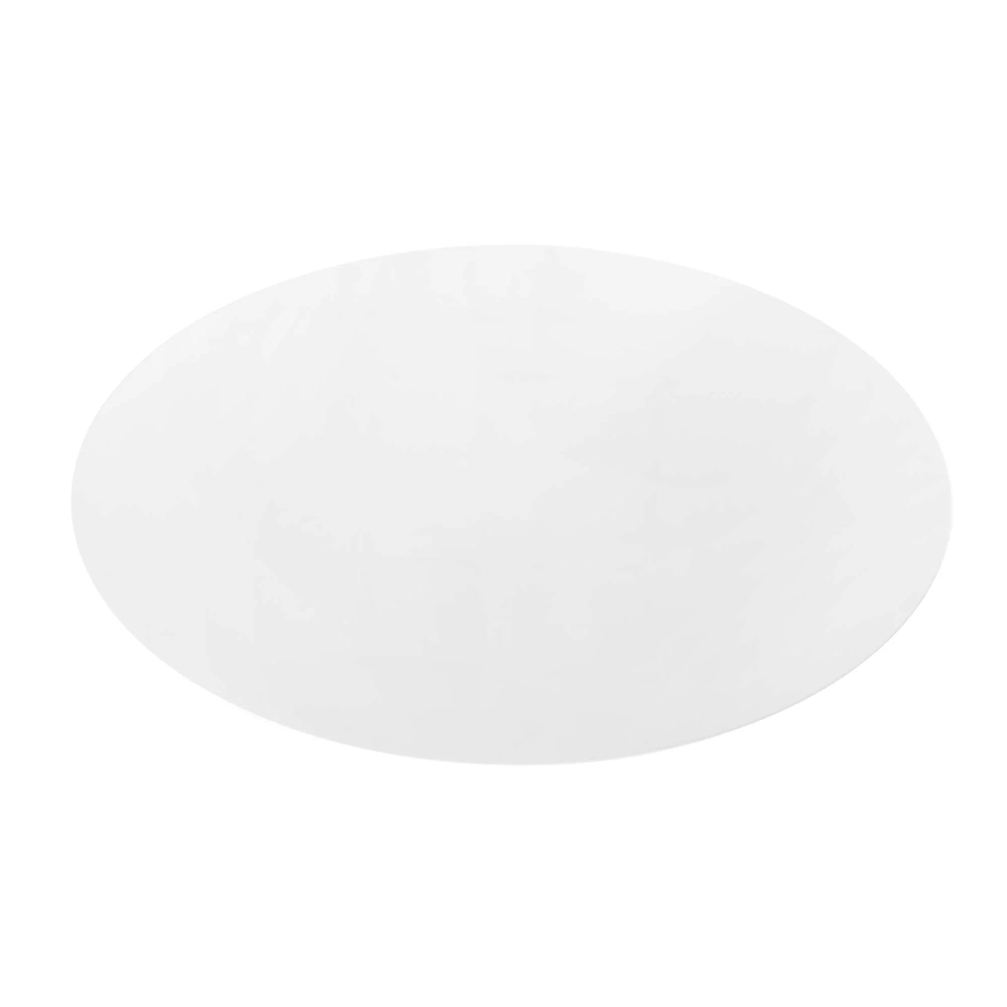 Novara 60" Oval Wood Dining Table - White Denmark Home