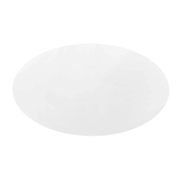 Novara 60" Oval Wood Dining Table - White Denmark Home