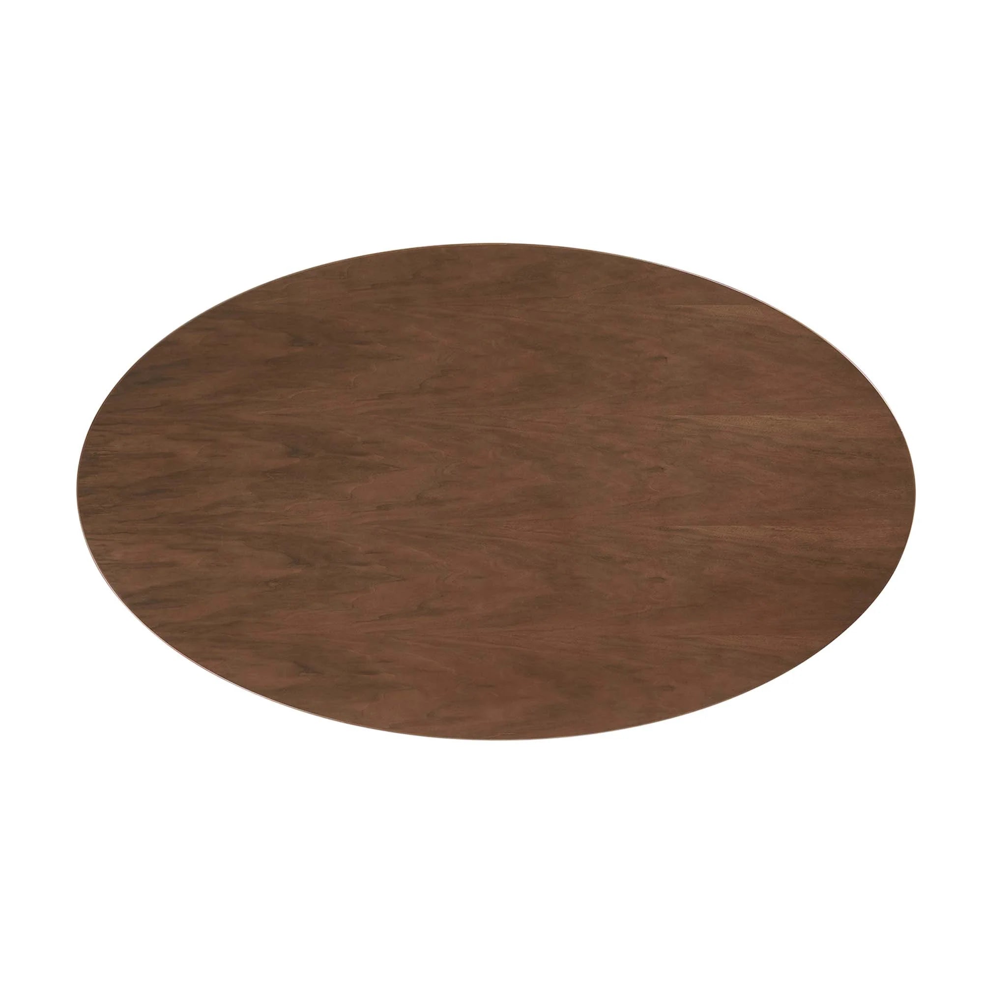 Novara 60" Oval Wood Dining Table - Walnut Denmark Home