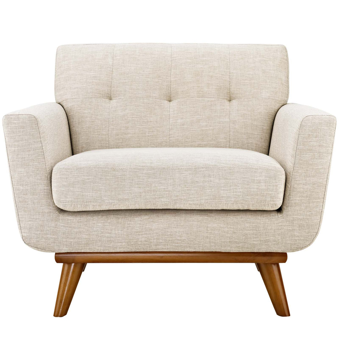Koti Tufted Mid-Century Armchair – White (Copy) Denmark Home