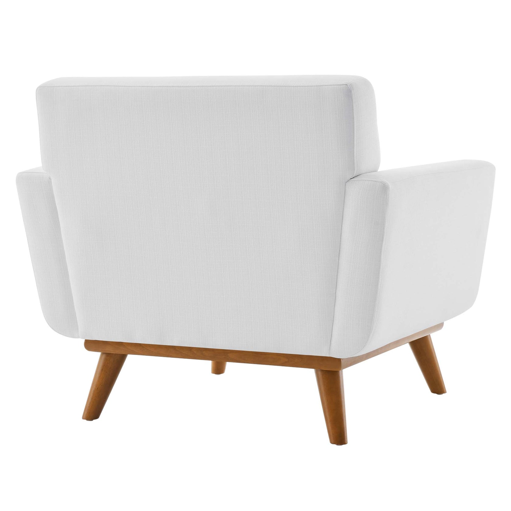 Koti Tufted Mid-Century Armchair – White Denmark Home