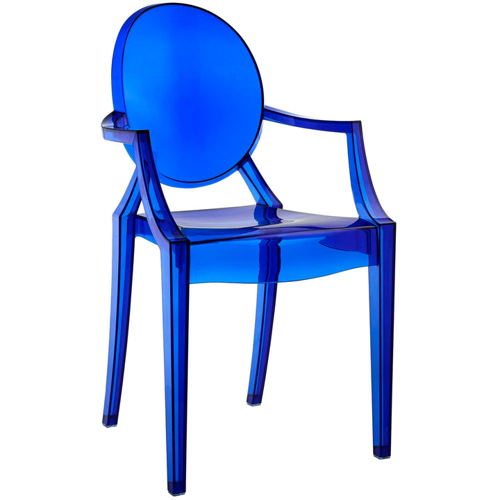 Lucien Arm Dining Chair - Blue Denmark Home