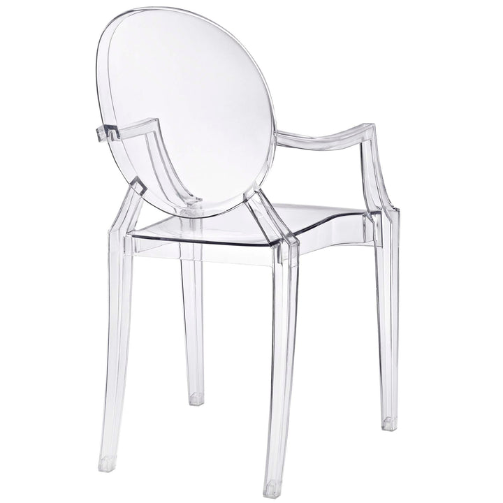 Lucien Arm Dining Chair - Clear Denmark Home