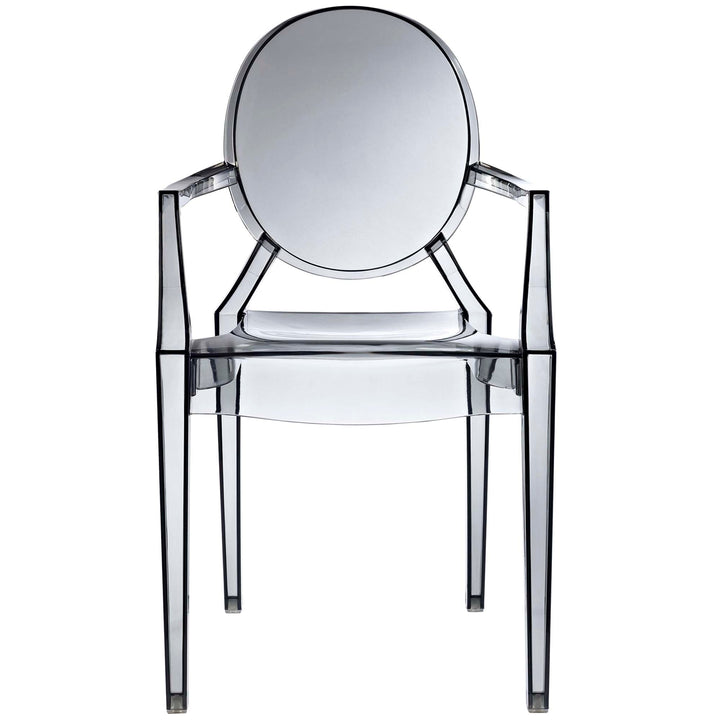 Lucien Arm Dining Chair - Smoke Denmark Home