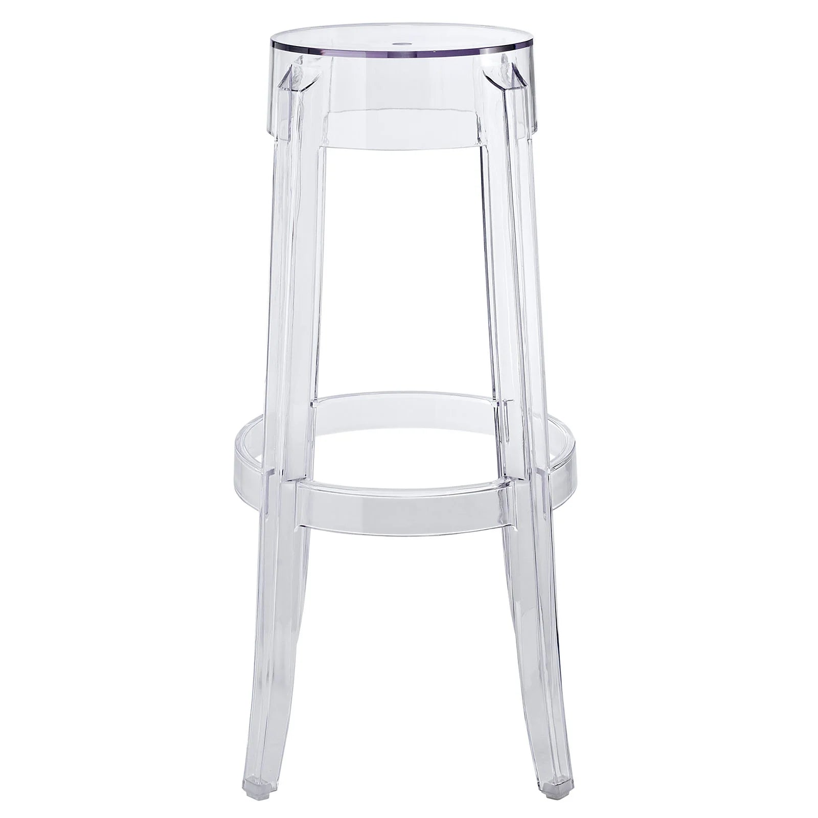 Lucien Bar Stool Set of 2 - Clear Denmark Home