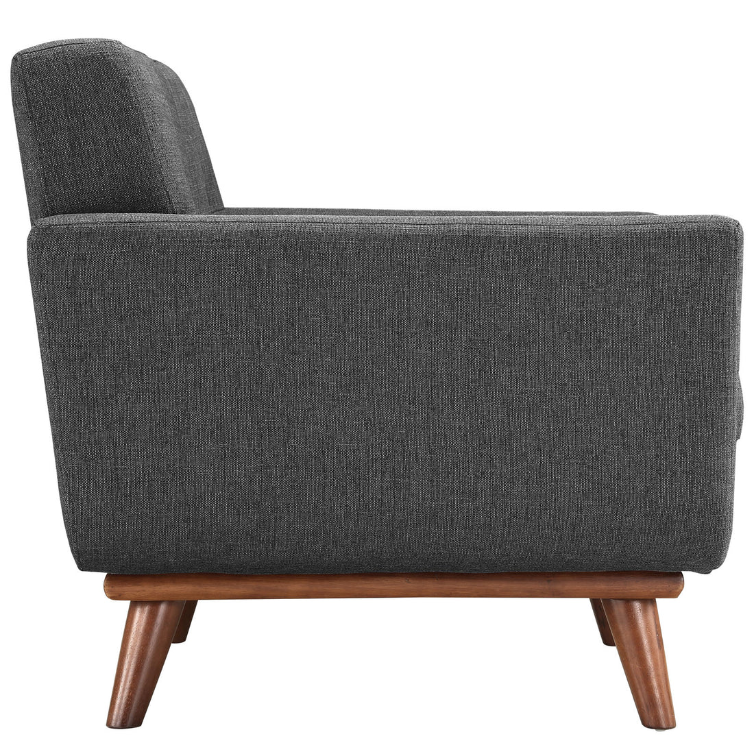 Koti Button-Tufted Accent Armchair Set of 2  – Grey Denmark Home