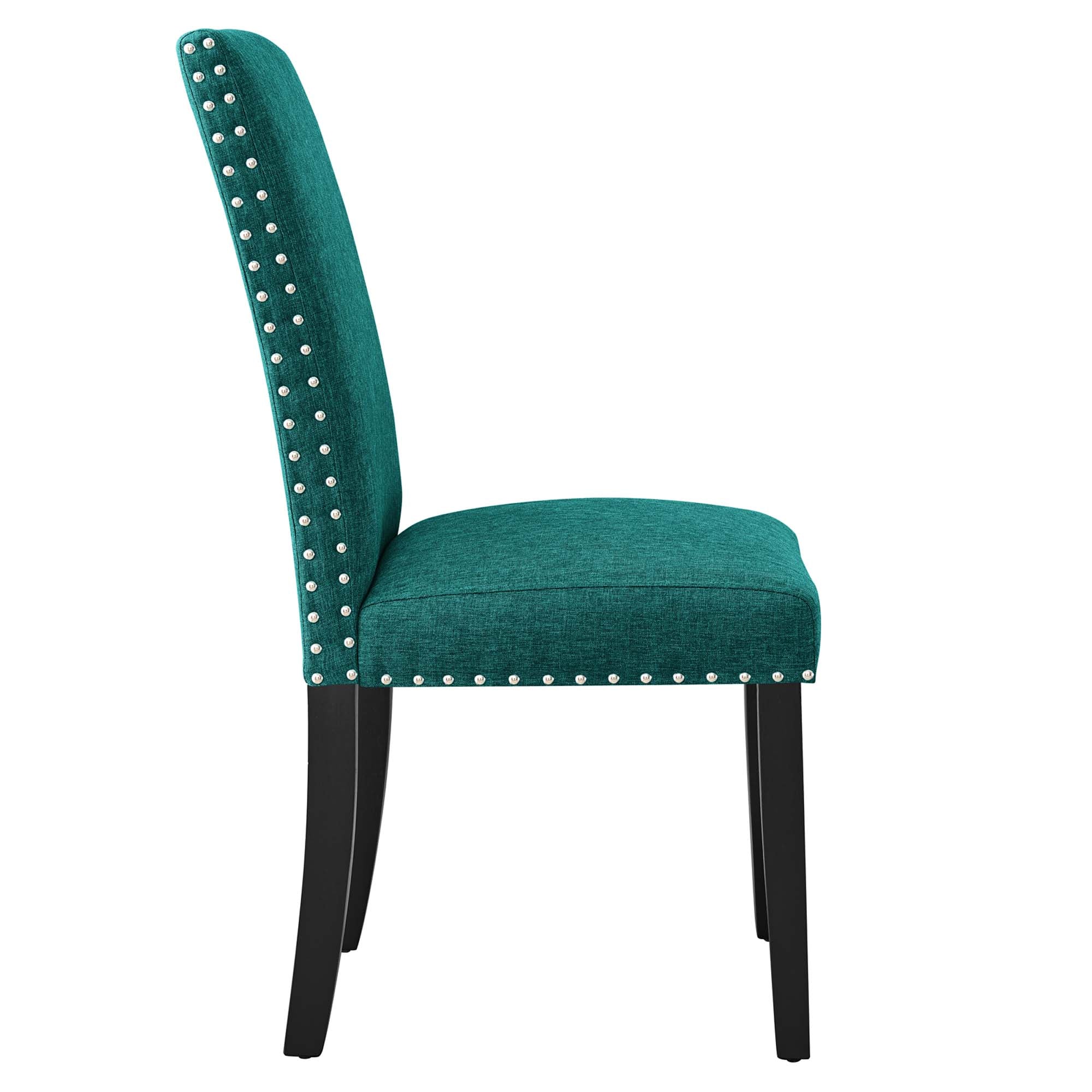 Form Upholstered Dining Chair - Teal Denmark Home