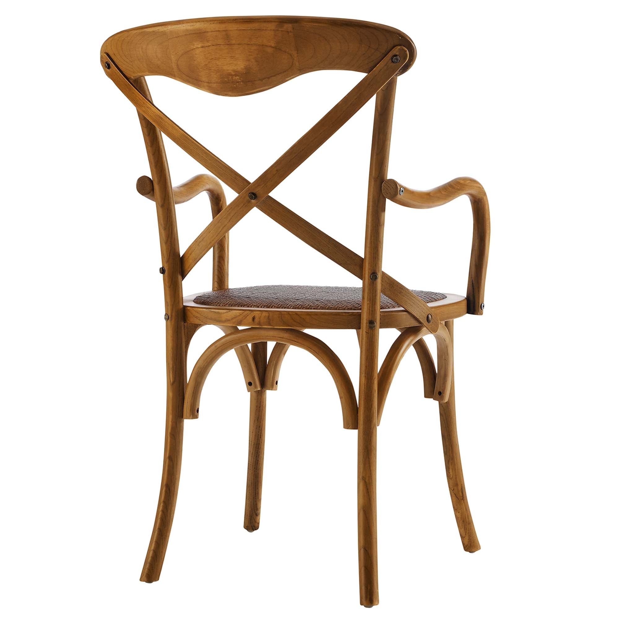 Bramwell Rustic Dining Armchair - Walnut Denmark Home