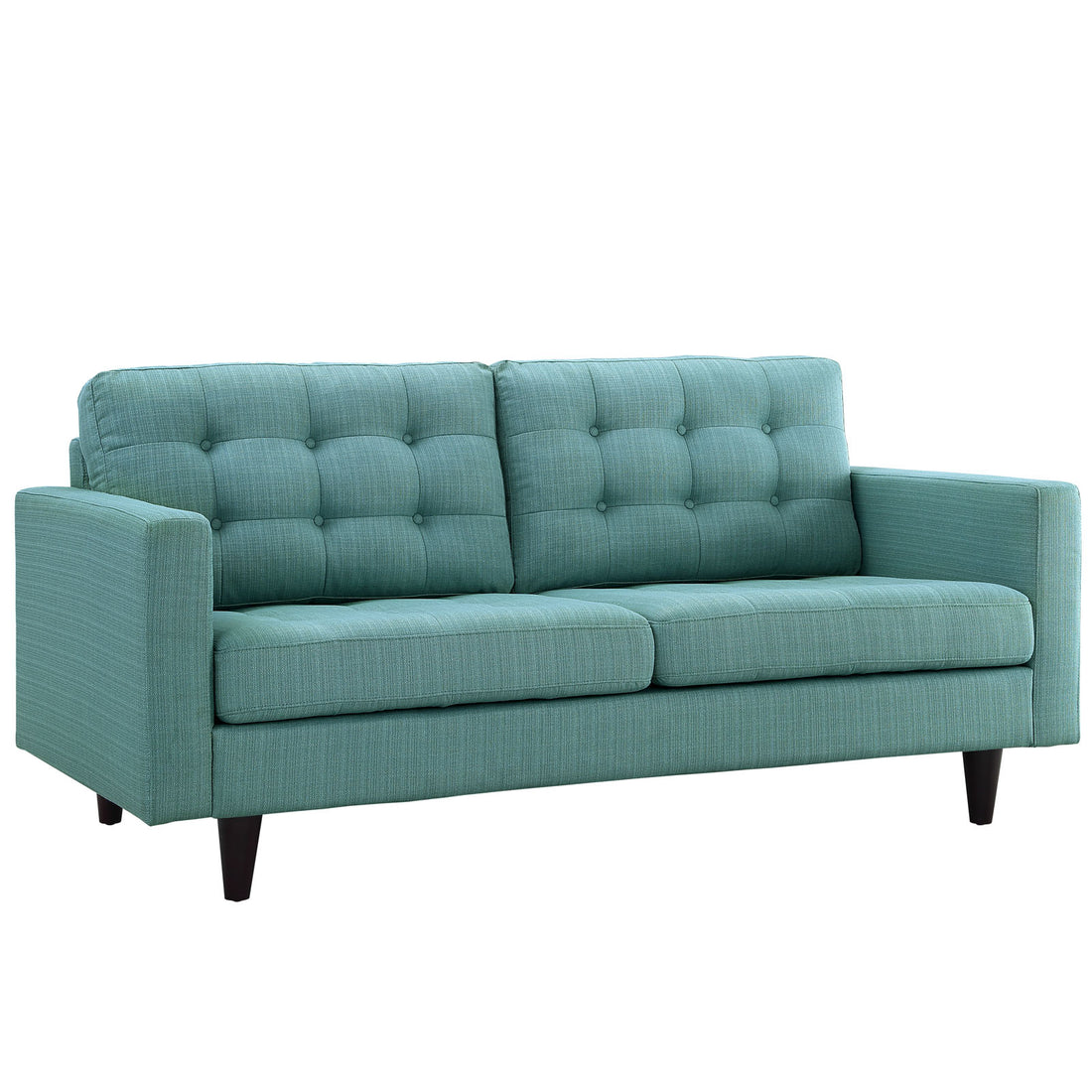 Oura Upholstered Fabric Loveseat - Laguna