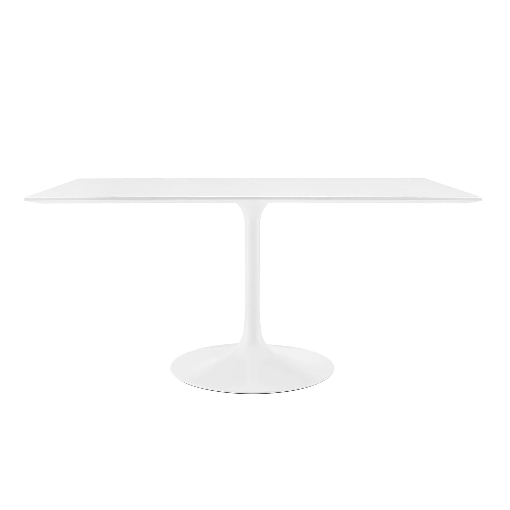 Novara Rectangular Dining Table  - White Denmark Home