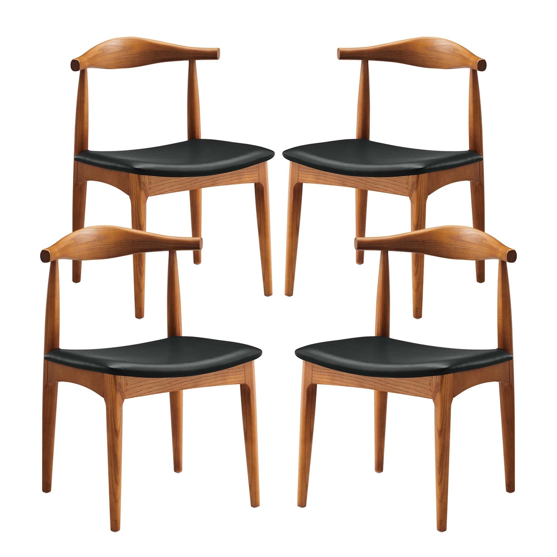 Norvell Dining Side Chair - Black Denmark Home