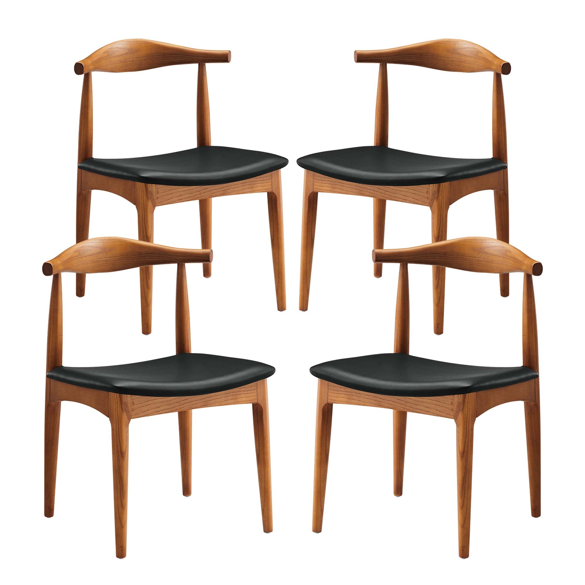 Norvell Dining Side Chair - Black Denmark Home
