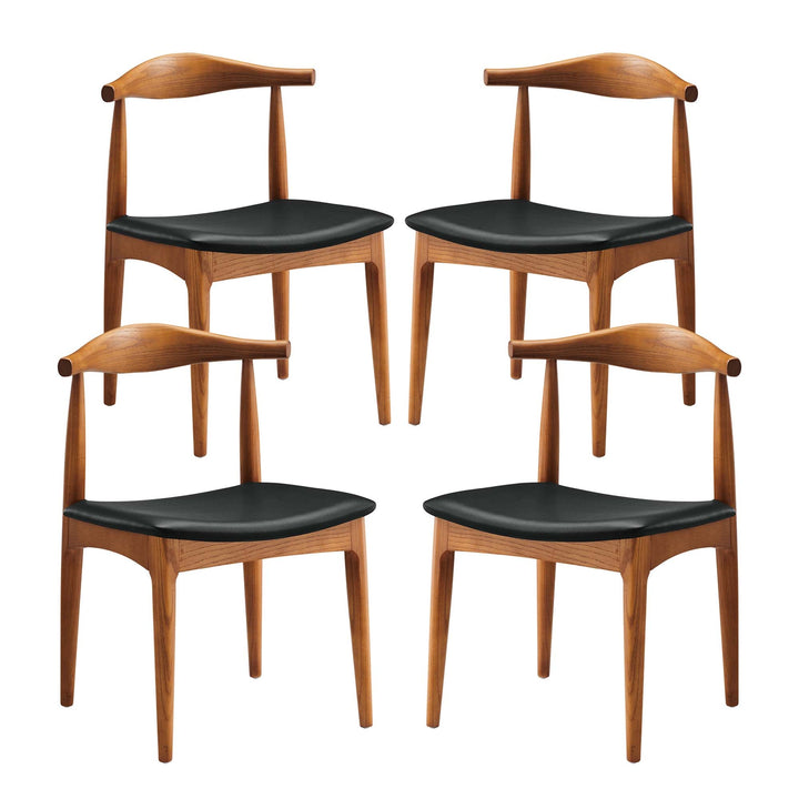Norvell Dining Side Chair - Black Denmark Home
