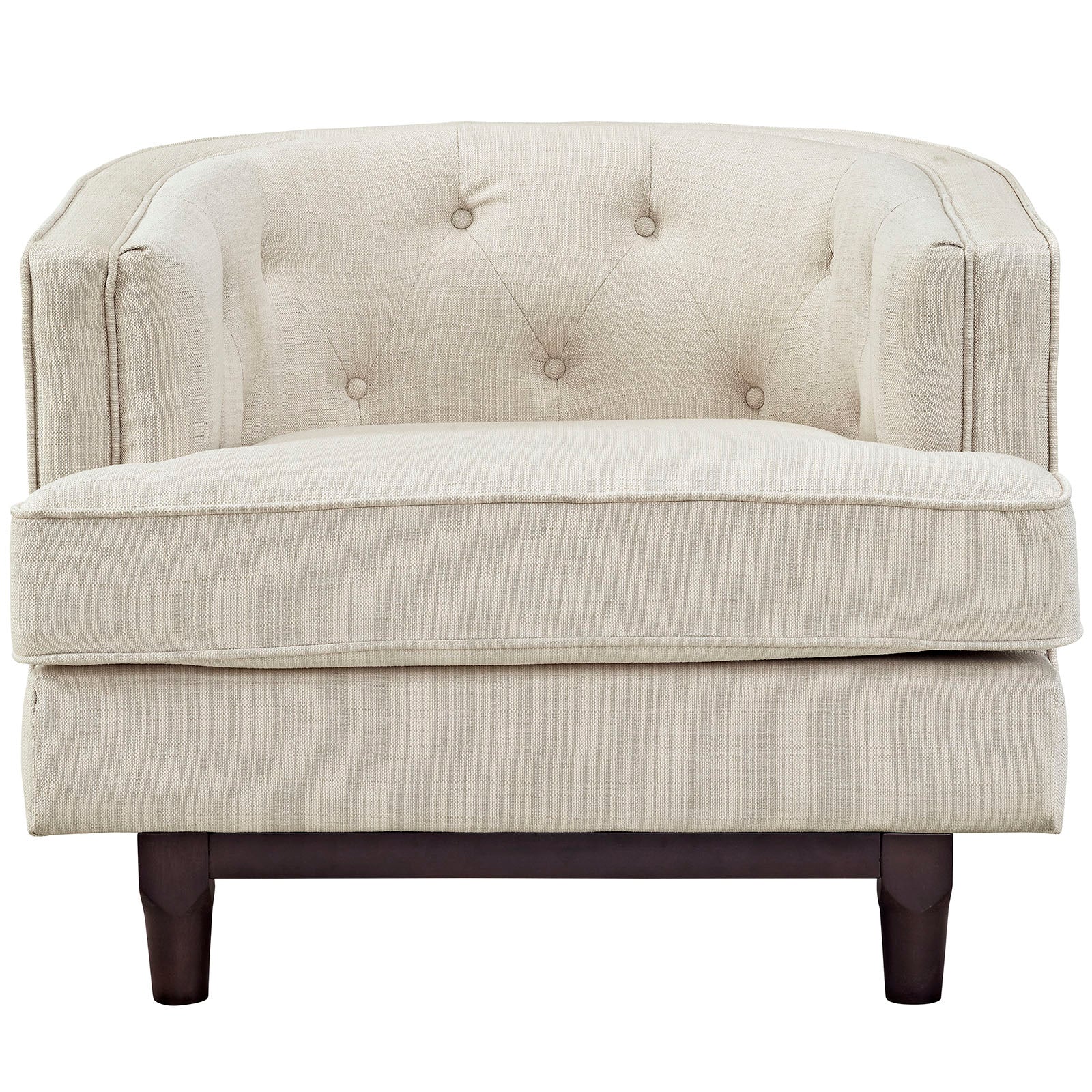 Turf Tufted Armchair - Beige Denmark Home