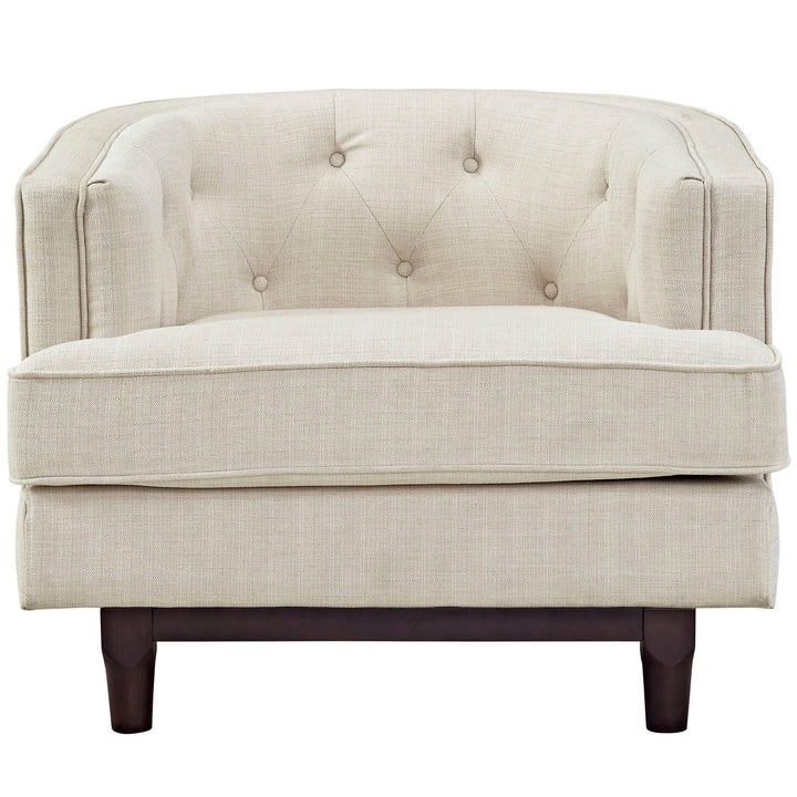 Turf Tufted Armchair - Beige Denmark Home
