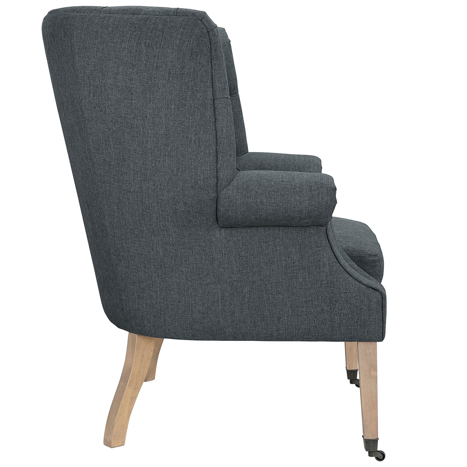 Klip Tufted Lounge Chair – Grey Denmark Home