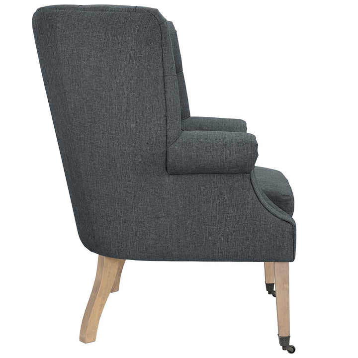 Klip Tufted Lounge Chair – Grey Denmark Home
