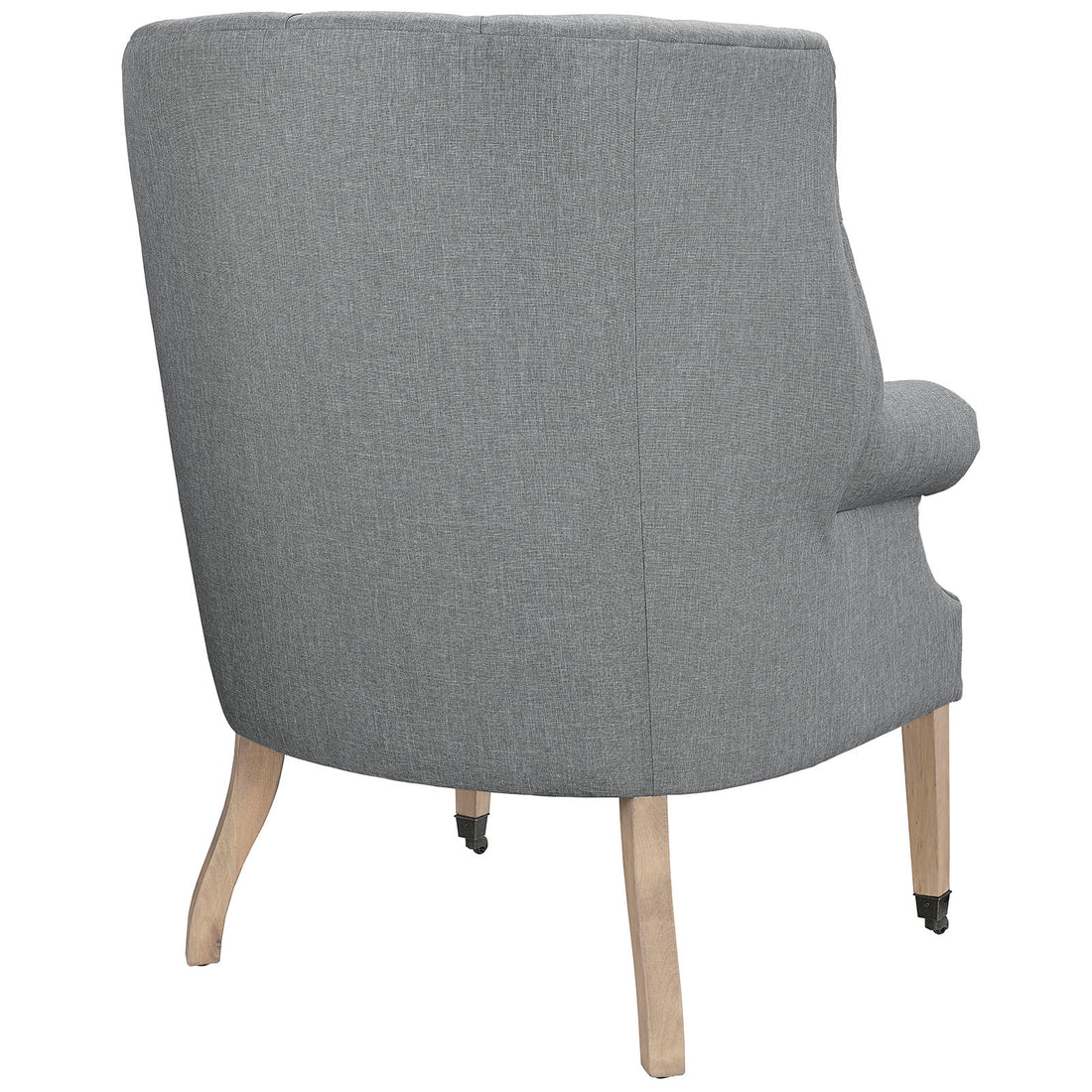 Klip Tufted Lounge Chair – Light Grey Denmark Home