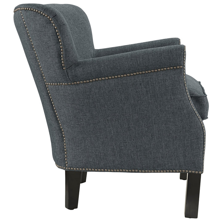 Cast Upholstered Accent Armchair – Gray Denmark Home