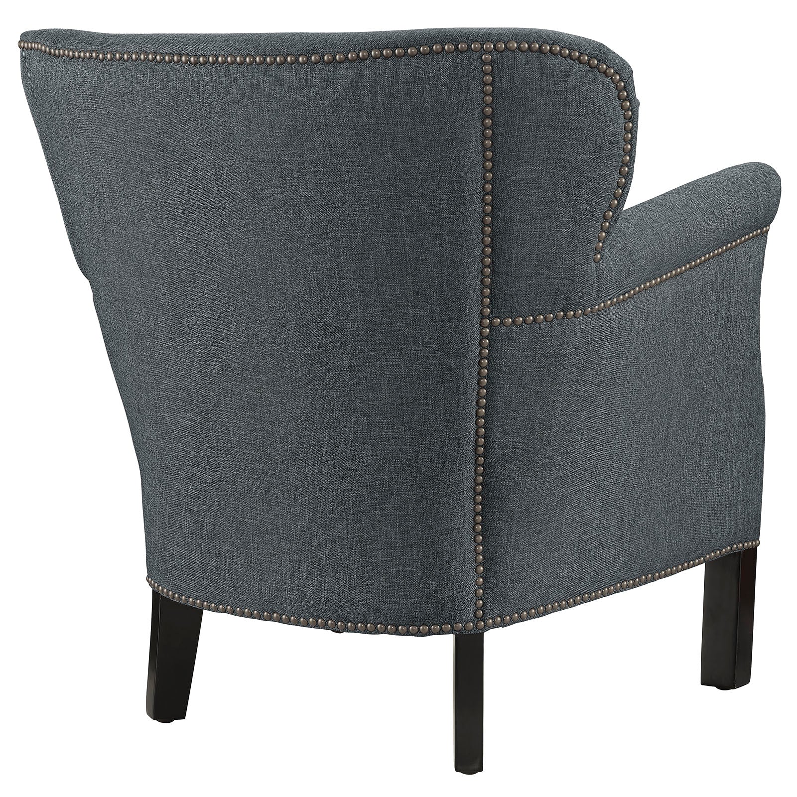 Cast Upholstered Accent Armchair – Gray Denmark Home