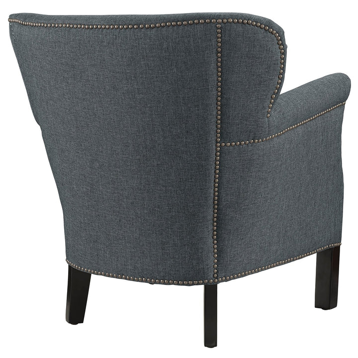 Cast Upholstered Accent Armchair – Gray Denmark Home