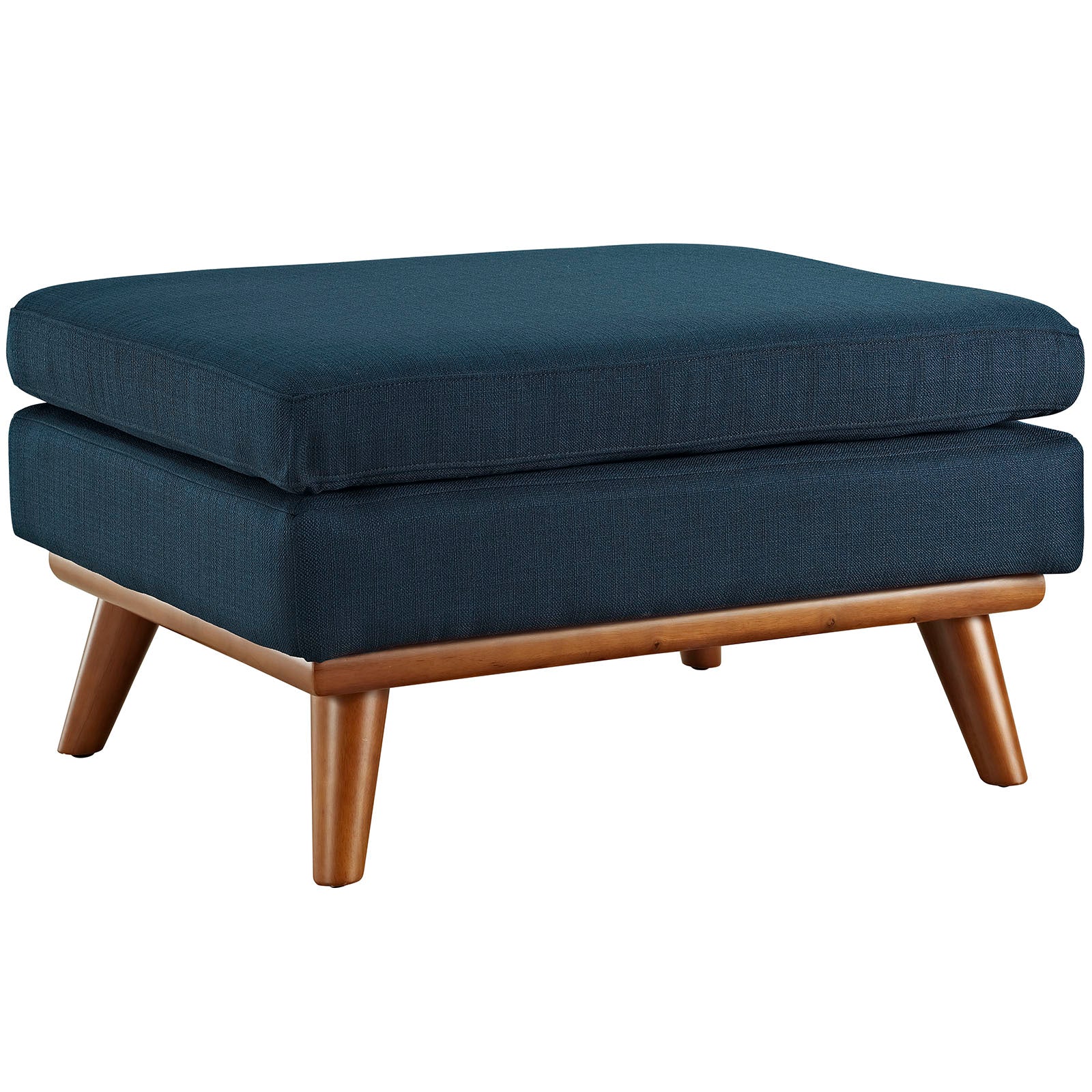 Koti Button-Tufted Living Room Armchair & Ottoman Set - Azure Denmark Home