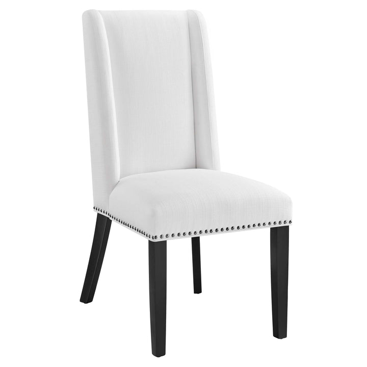 Mythos Upholstered Dining Chair - White Denmark Home