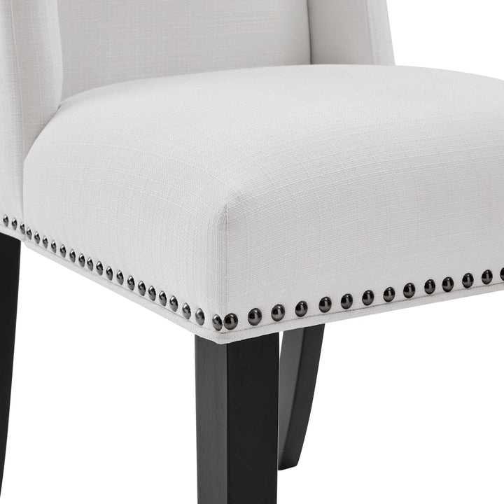 Mythos Upholstered Dining Chair - White Denmark Home