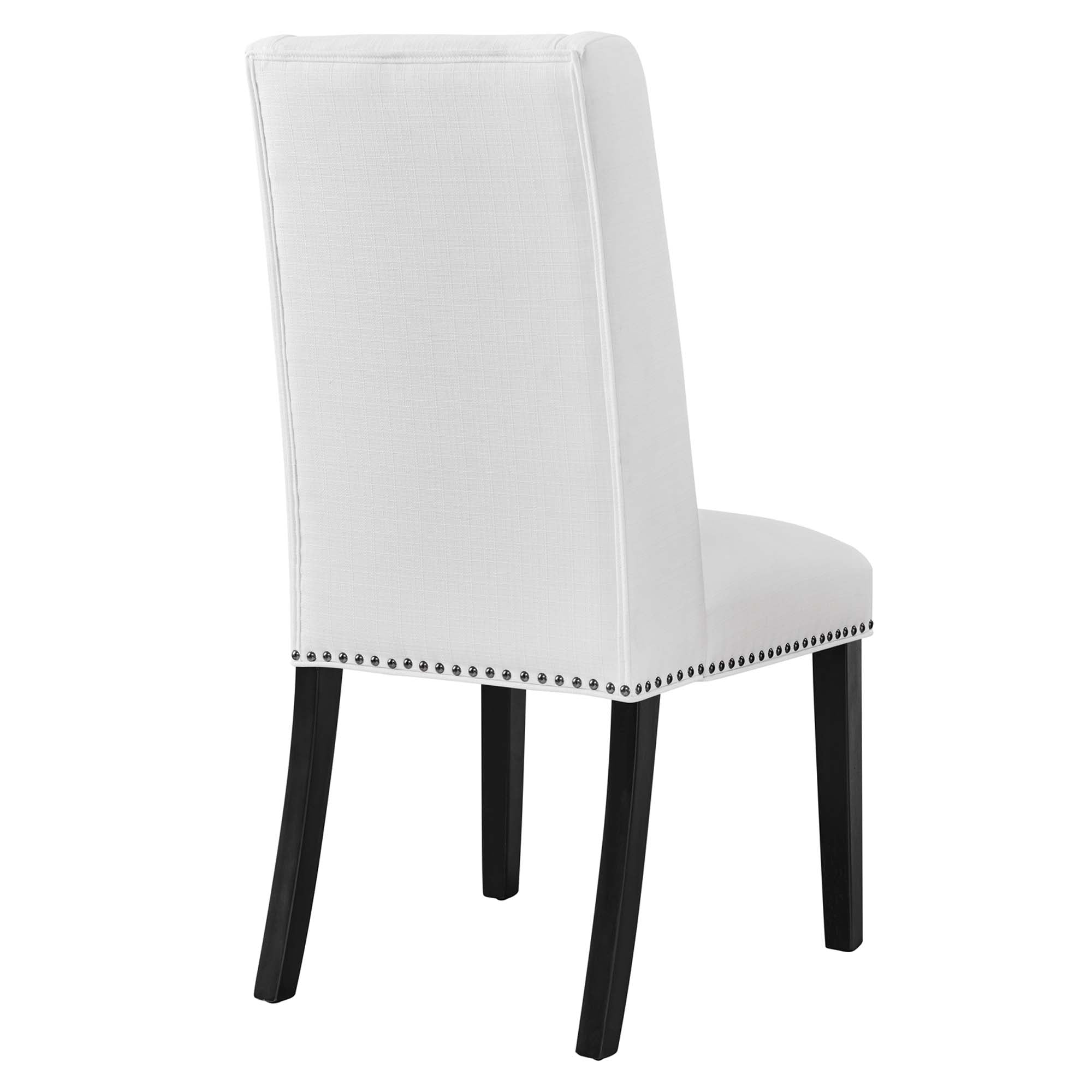 Mythos Upholstered Dining Chair - White Denmark Home