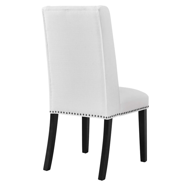 Mythos Upholstered Dining Chair - White Denmark Home