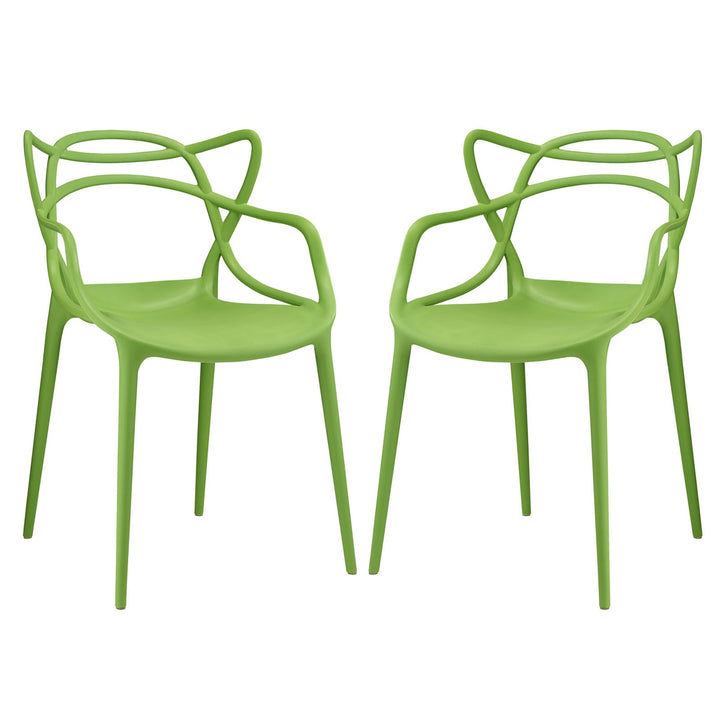 Virello Dining Chair Set - Green Denmark Home