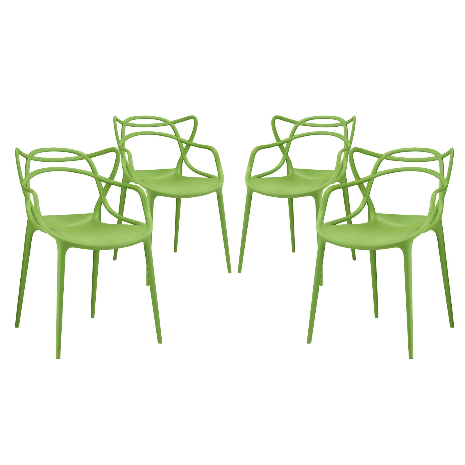 Virello Dining Chair Set - Green Denmark Home