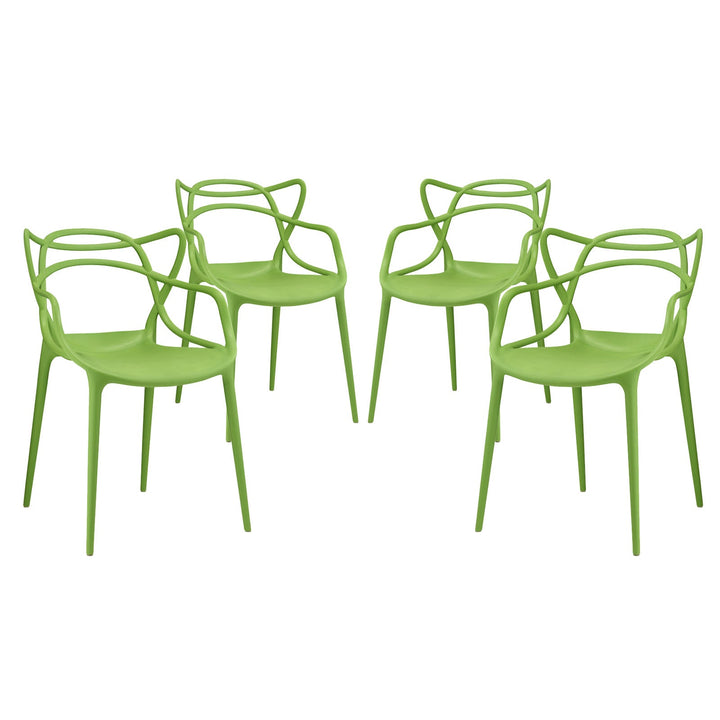 Virello Dining Chair Set - Green Denmark Home