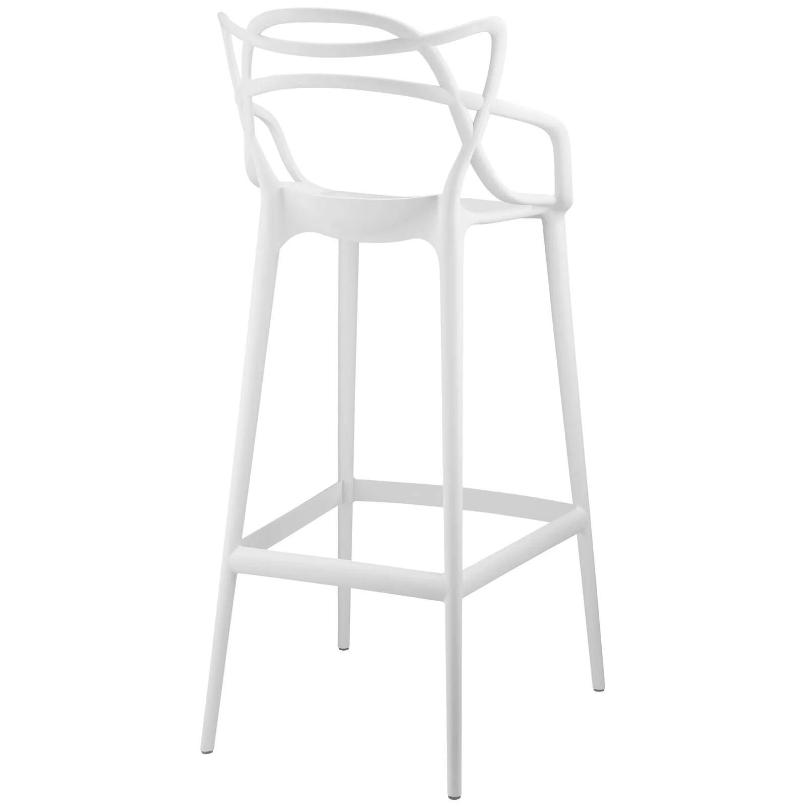 Virello Bar Stool Set of 4 - White Denmark Home