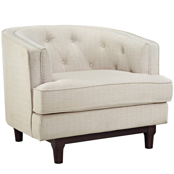 Turf Tufted Armchair - Beige Denmark Home