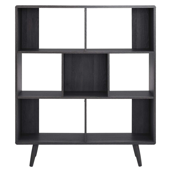 koru 3 Tier Open Bookcase - Charcoal Denmark Home
