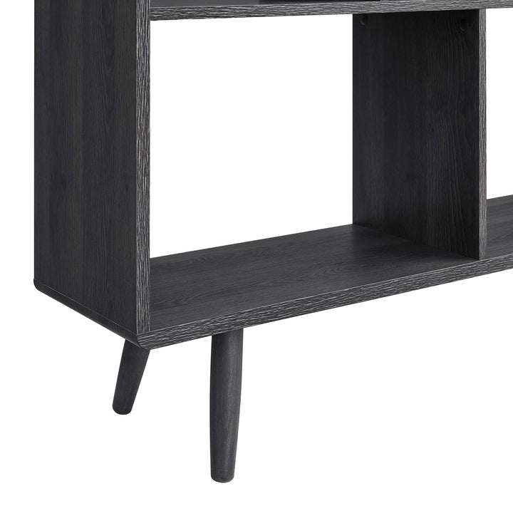 koru 3 Tier Open Bookcase - Charcoal Denmark Home