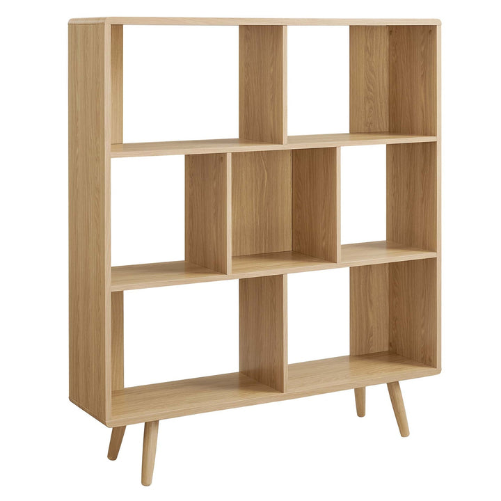 koru 3 Tier Open Bookcase - Oak Denmark Home