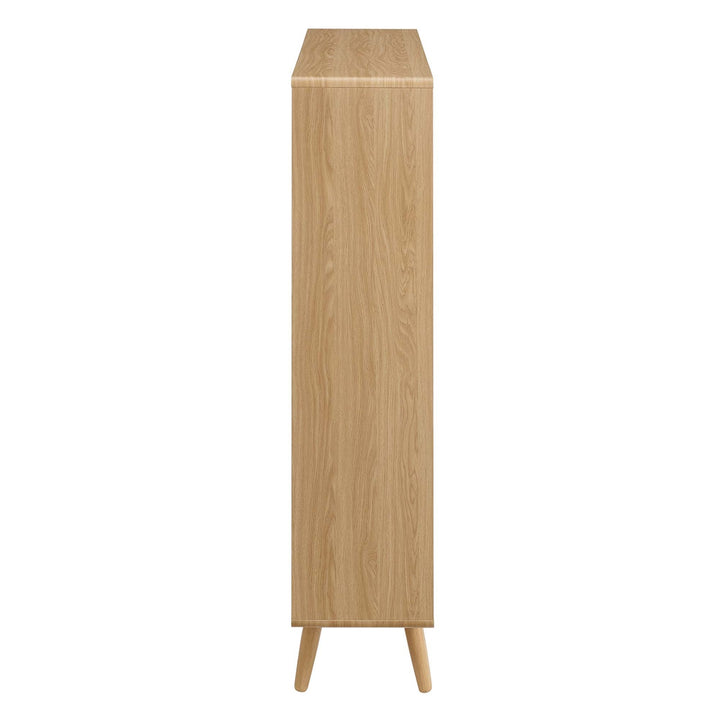 koru 3 Tier Open Bookcase - Oak Denmark Home