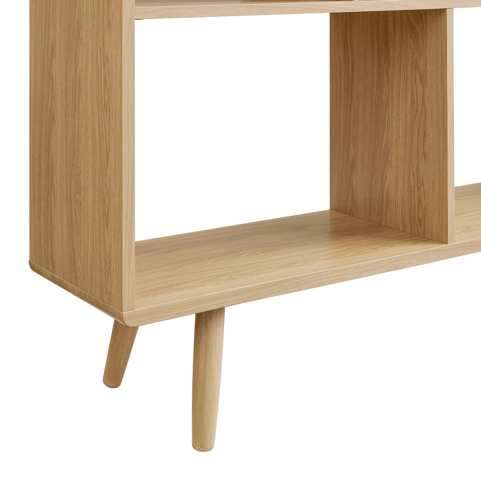 koru 3 Tier Open Bookcase - Oak Denmark Home