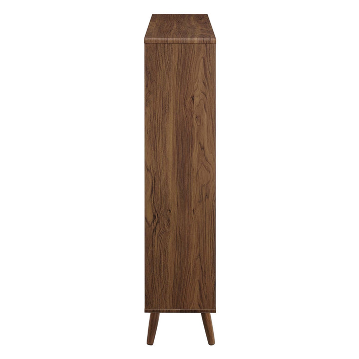 koru 3 Tier Open Bookcase - Walnut Denmark Home