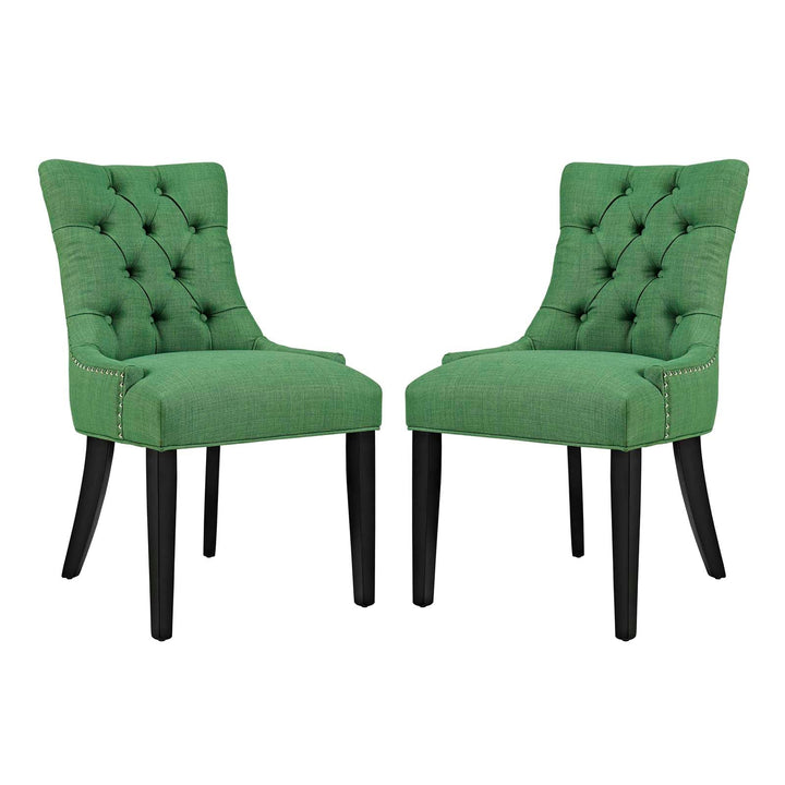 Bleich Tufted Dining Side Chair - Green Denmark Home