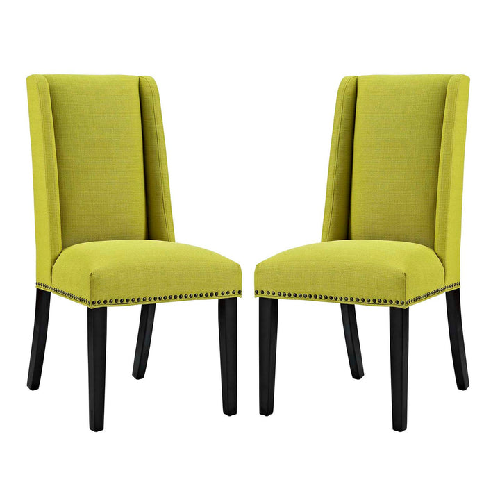 Mythos Upholstered Dining Side Chair - Wheatgrass Denmark Home