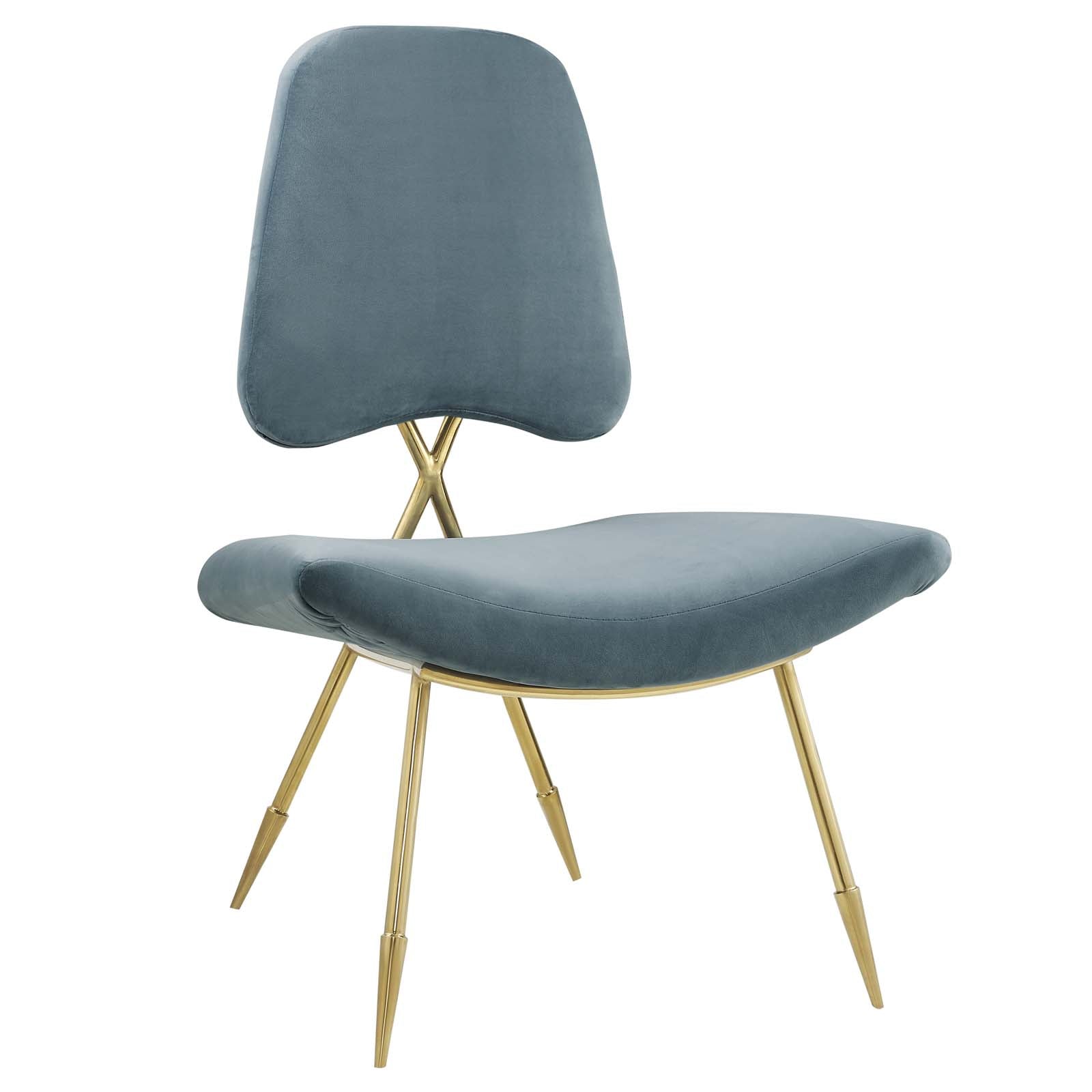 Sod Velvet Lounge Chair - Navy (Copy) Denmark Home