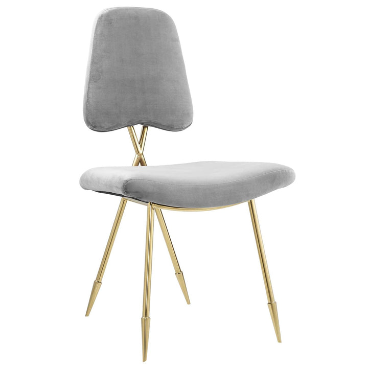 Sod Velvet Tufted Dining Chair – Gray Denmark Home